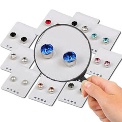 1 Pair Weight Loss Earrings Healthy Stimulating Acupoints Stud Magnetic Therapy Health Care Slimming Tool