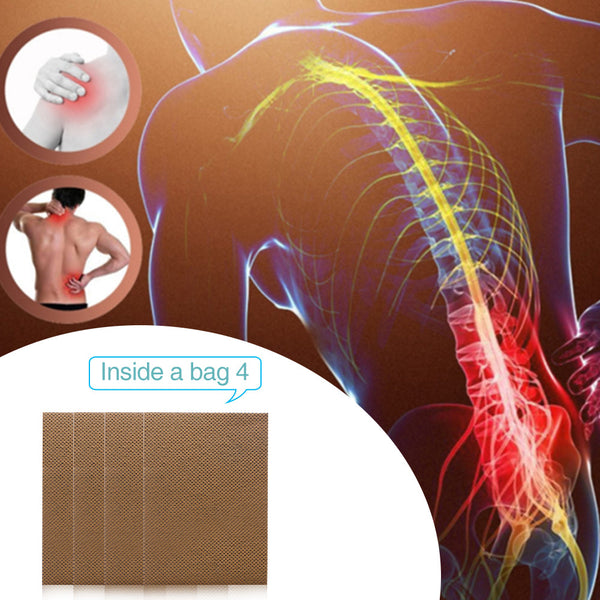 4Pcs/Bag Pain Relief Patch Chinese Tibet Natural Herbal Medical Neck Back Muscle Orthopedic Arthritis Plaster