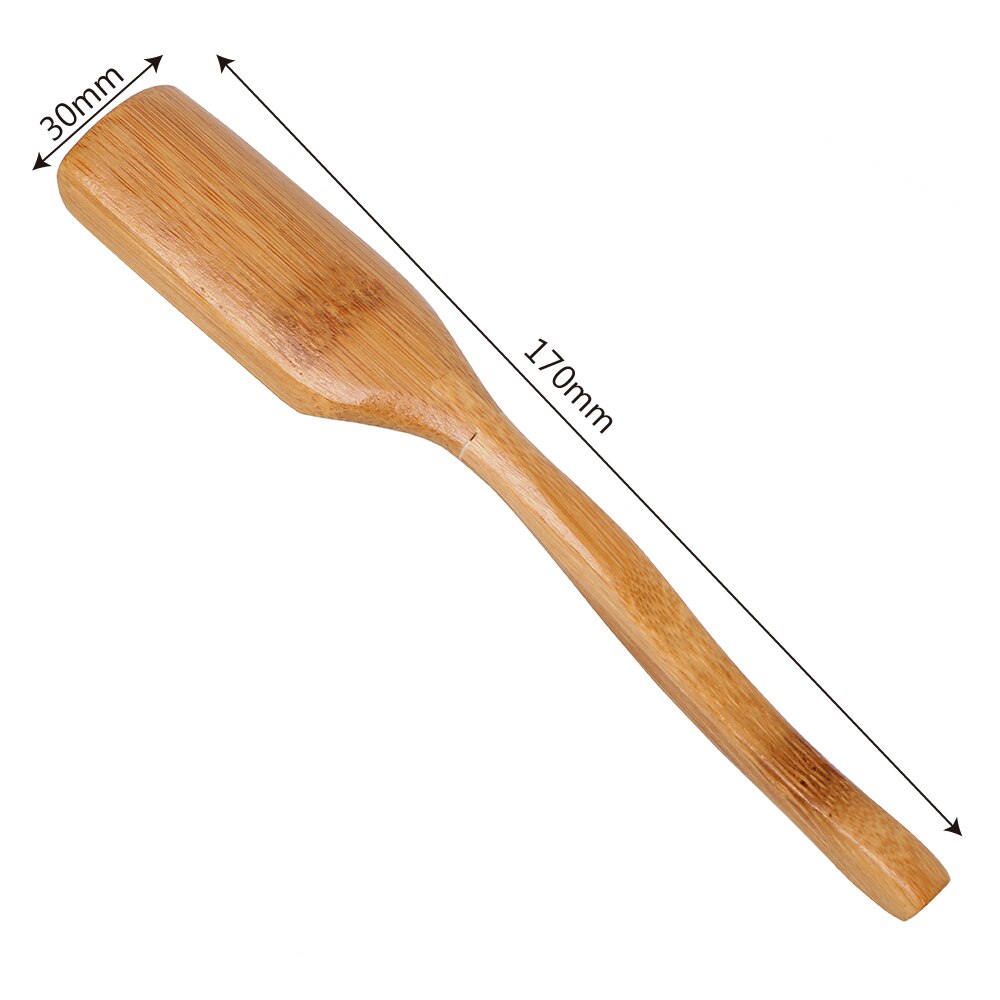 Natural Bamboo Tea Scoop Retro Style High Quality Delicate Spoon for Tea Honey Sauce Coffee Tea Leaves Chooser Holder Main image