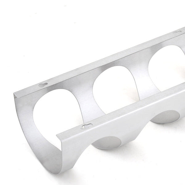 1PC 3 or 4 Hole Stainless Steel Wall Mounted Wine Holder Rack Household Wine Bottle Holder For Homeuse With Screws