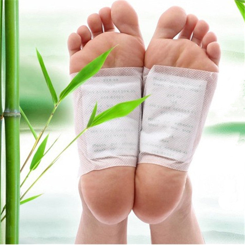 20pcs=(10pcs Patches+10pcs Adhesives) Detox Medical Foot Patches Herbal plasters weight lose Feet Slimming Cleansing Foot Main image