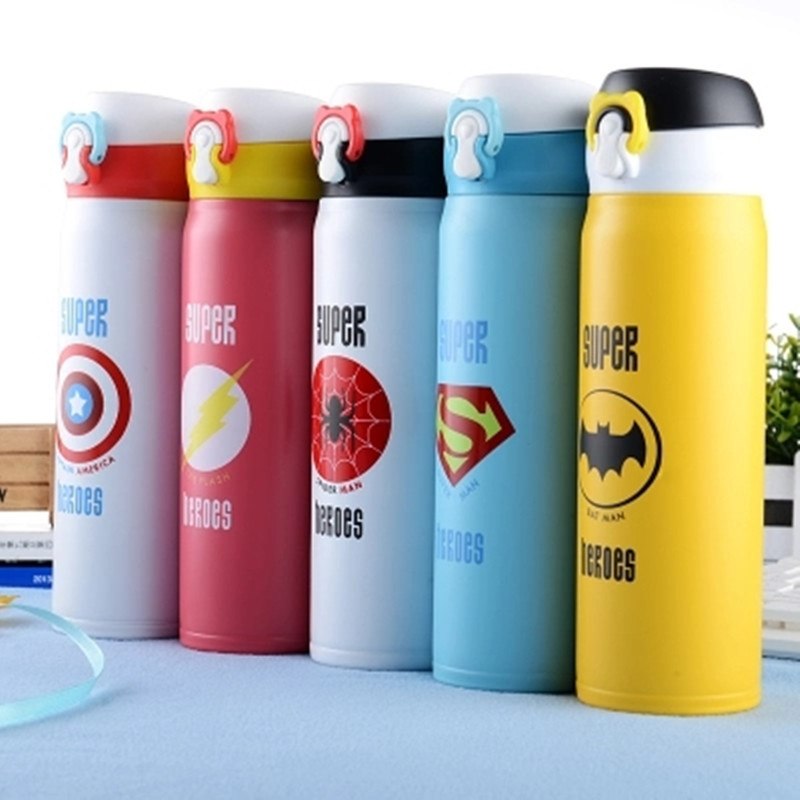 350ml 500ml Vacuum bottle Thermal Insulated Tumbler Travel Water bottle Lovely couple portable hot Main image