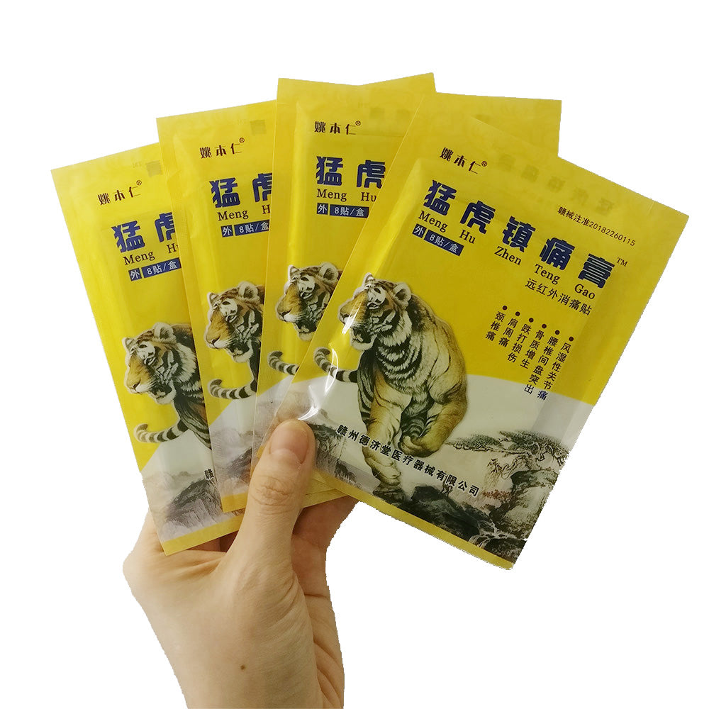 Chinese Tiger Balm Chinese Herbs Medical Plasters For Joint Pain Back Neck Curative Plaster knee pads for arthritis 8pcs