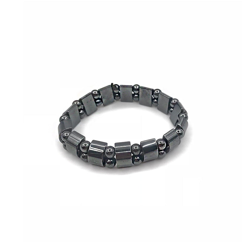 Adjustable Weight Loss Round Black Stone Magnetic Therapy Bracelet Health Care Luxury Slimming Product