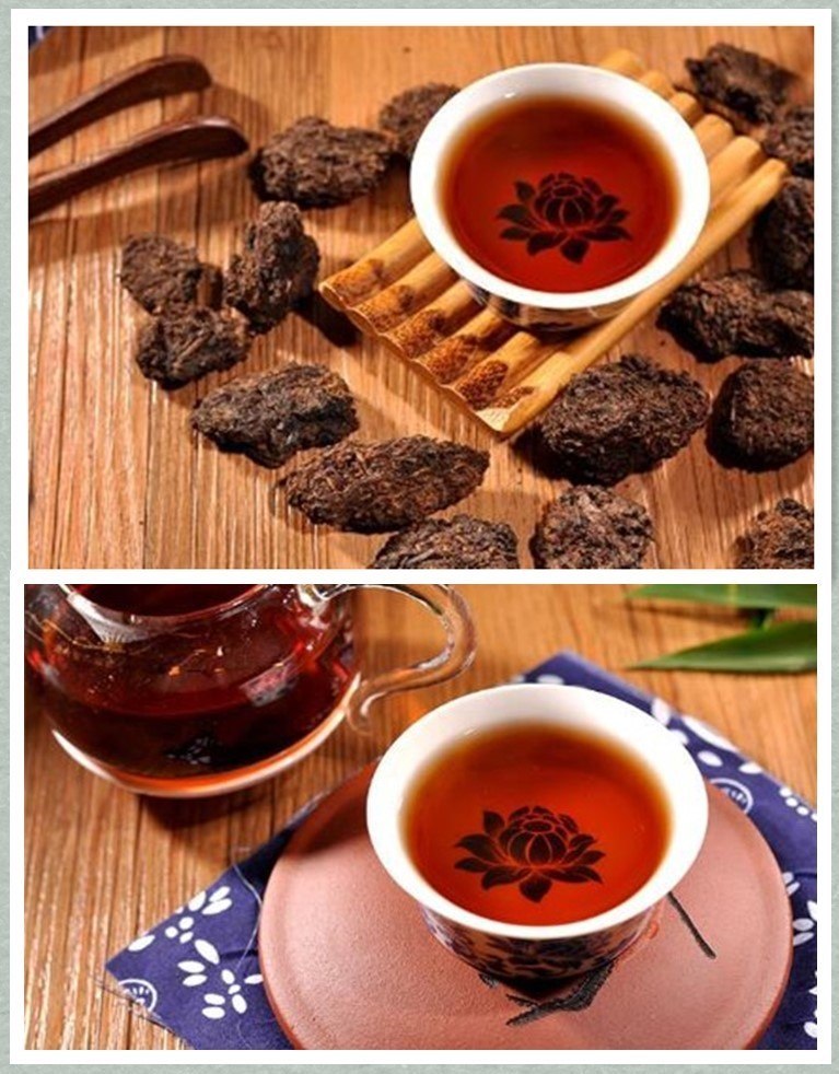 HelloYoungBlack Natural Flavor Puerh Tea Pu'erh Yunnan Puer tea Mini Tuocha Green slimming