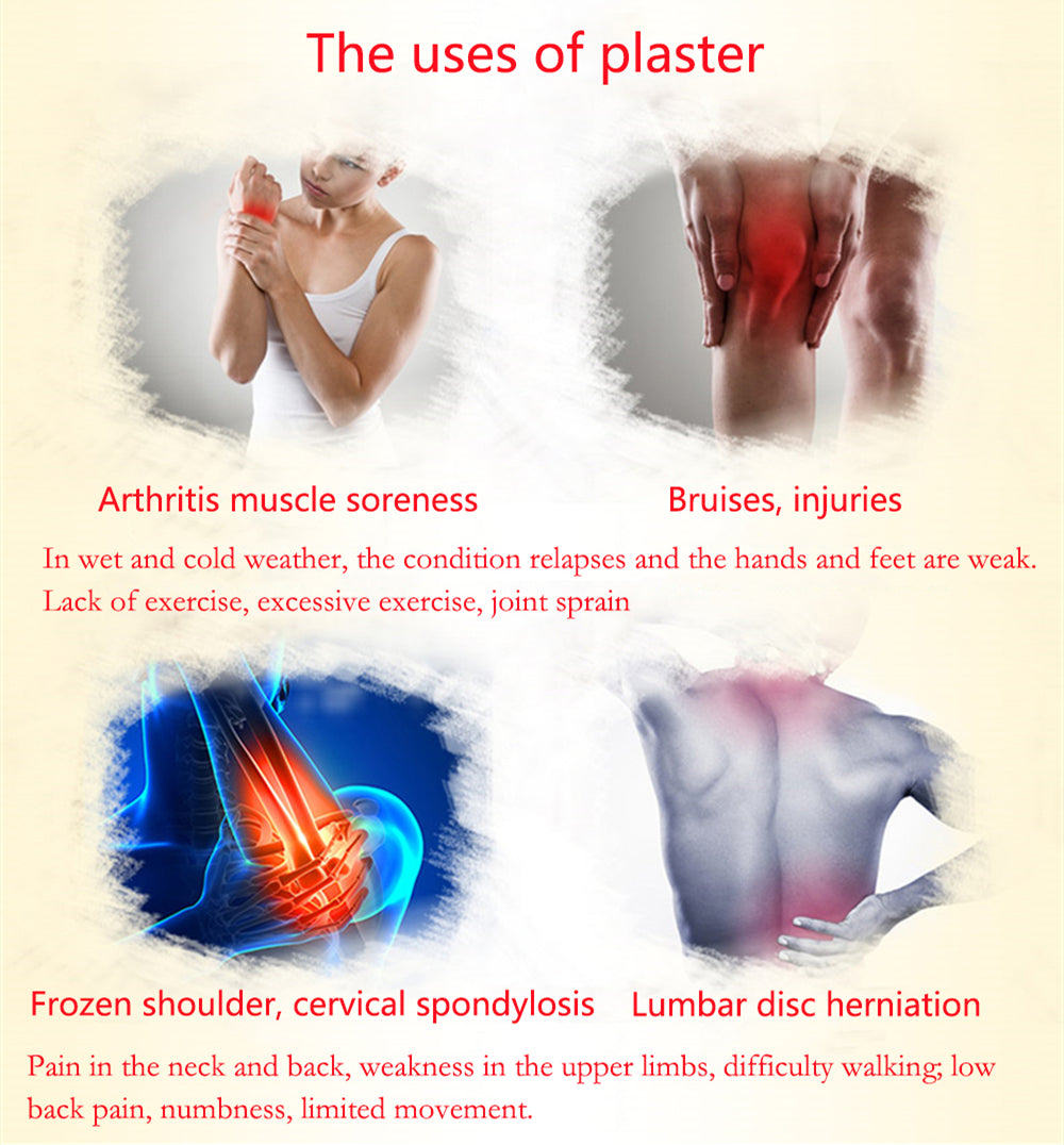 8Pcs/Bag Chinese Pain Relief Patch medicated plaster Paste Relaxing Muscle tens stimulator Shoulder Massage