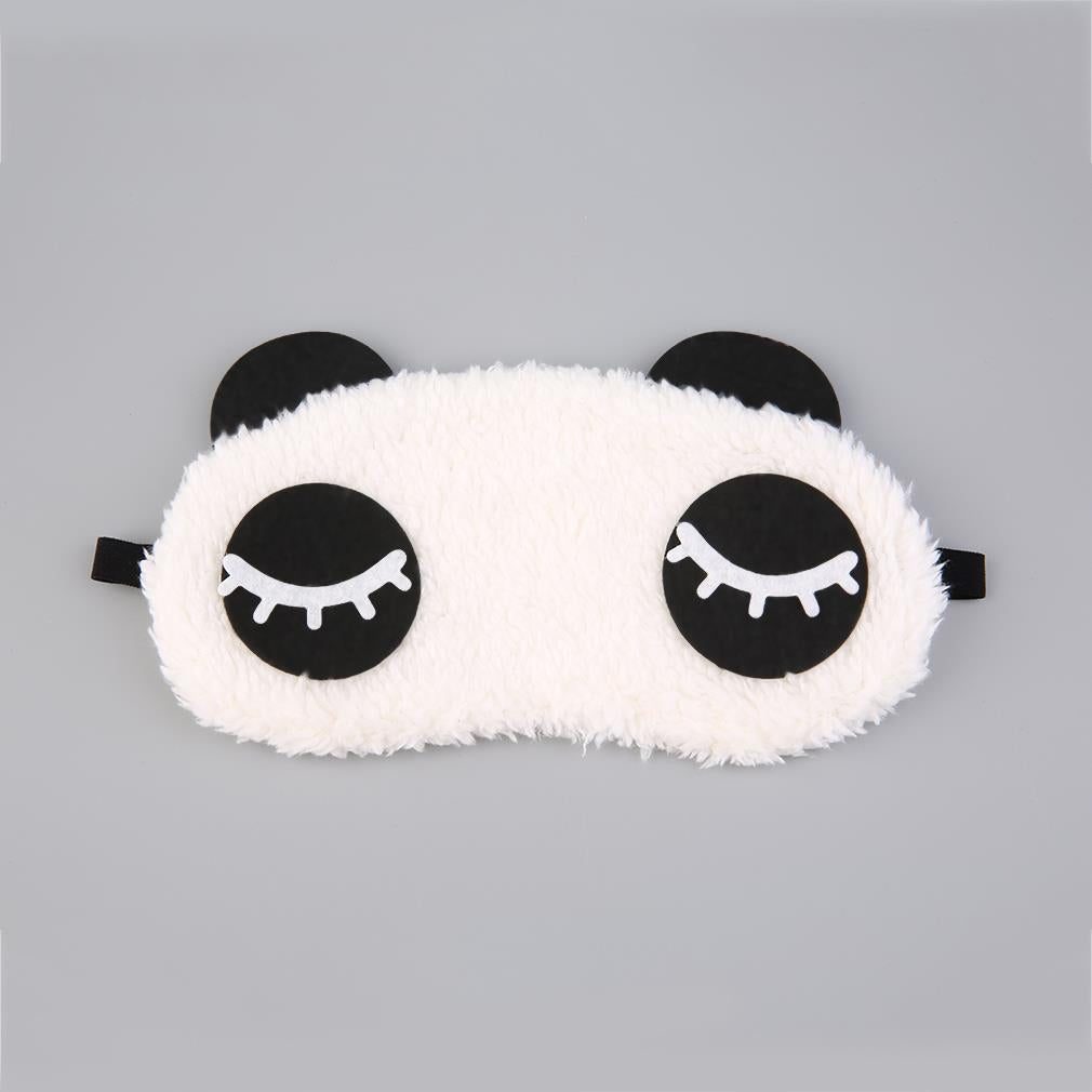 Mask For Sleep Cute Panda Sleeping Face Eye Blindfold Eyeshade Breathable Kids Women Travel Cover Health Care Aid Eyepatch Tool