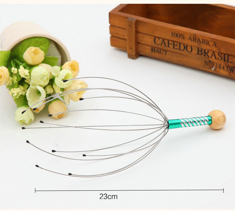 anti-stress Scores Of Pains Octopus Head Head Skin Care Neck Relief Stress Relaxing Claw Massage Skin Care Massager C178 1 PC .