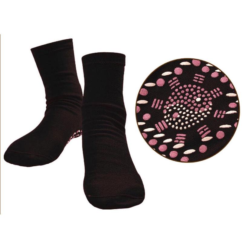 New Self-Heating Health Care Socks Tourmaline Magnetic Therapy Comfortable And Breathable Massager Winter Warm Foot Care Socks