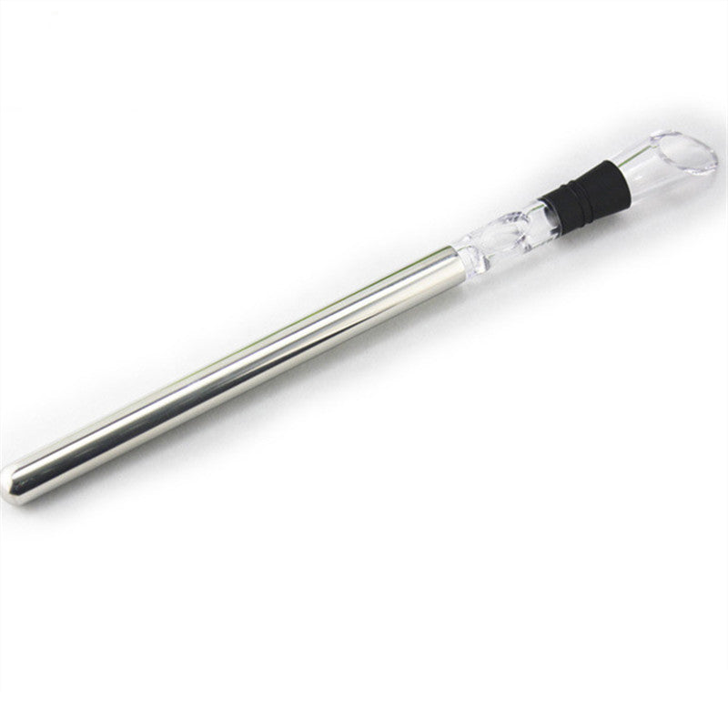Stainless Steel Ice Wine Chiller Stick Wine Cooling Stick Cooler Beer Beverage Frozen Stick Quick-frozen Ice Cooler Bar Tool