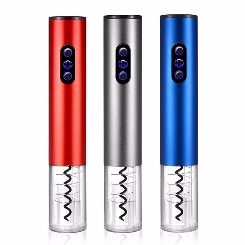 Electric wine opener Aluminum alloy red wine corkscrew automatic bottle opener with foil cutter wine accessories Main image