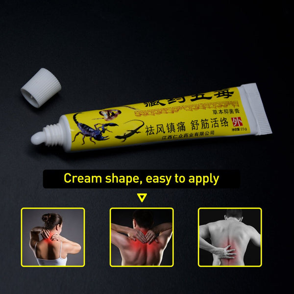 Pain Relief Ointment 100% Original Herbal Cream For Rheumatoid Arthritis Joint Muscle Rub Medical Plaster Health Care 1Pcs