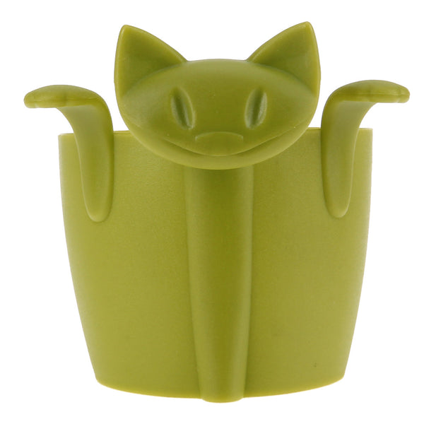 Coffee Tea Infuser Teapot Tea Strainer Cartoon Animal Kitten Plastic Teabags Filter Drinkware Coffee Tea Accessories