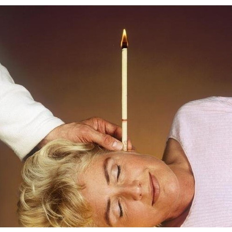 Beewax Ear Candles Quick Therapy Straight Style Ear Care Natural Coning Thermo-Auricular Health Treatment Bee Wax Clean 10pcs