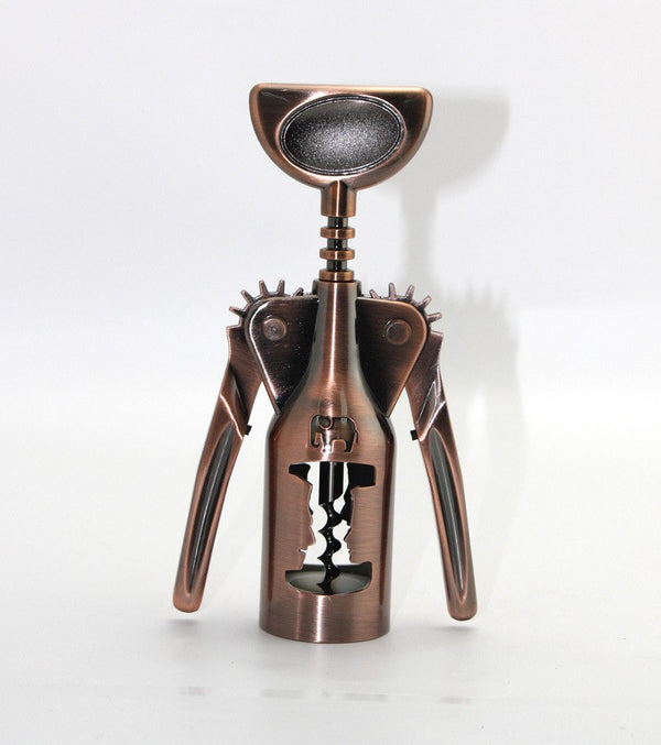 High Quality Zinc Alloy Wine Bottle Opener Bronze Bottle Corkscrew for Home Kitchen Bar Restaurant Bar Tools wine accessories