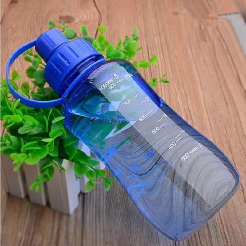 HELLOYOUNG 800ml/1000ml Creative Sports Water Bottle Leak-proof Plastic Large Capacity Bottle Outdoor/Climbing Water Bottle Main image