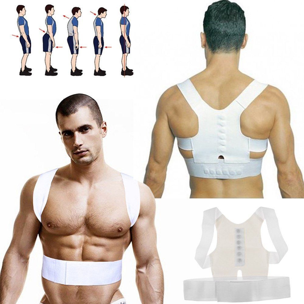 Back Brace Posture Corrector Back Shoulder Support Straighten Out Brace Belt Orthopaedic Adjustable Unisex Health