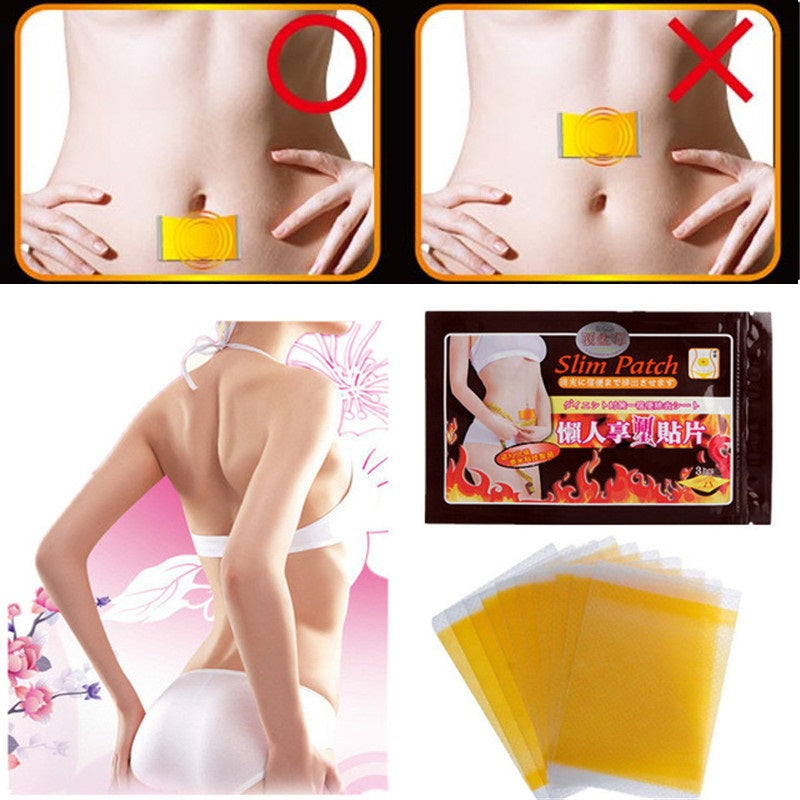 100pcs=10bags Slimming Navel Stick Slim Patch Lose Weight Loss Burning Fat Slimming Health Care Fat Stickers Face Slimming