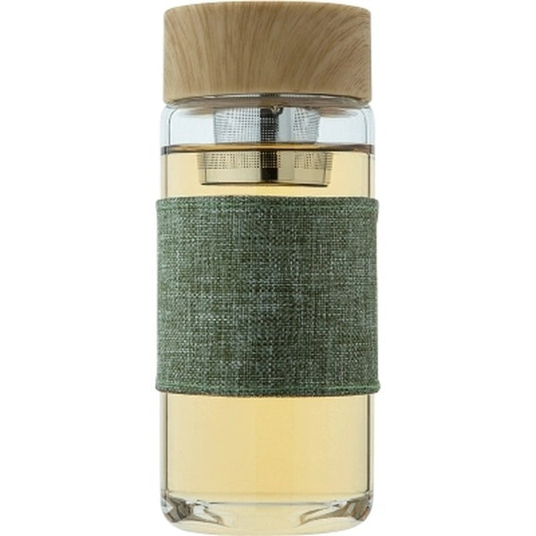 Glass tea water Bottle With Stainless Steel 304 Tea leaks Filter Bottle For Water teaTumbler My drink Car travel bottles