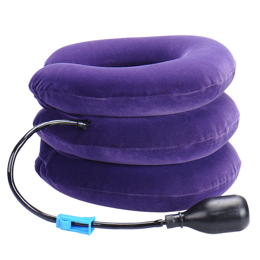 neck massage Inflatable collar to relieve neck muscles, reduce headaches, mild stretching of the cervical spine.