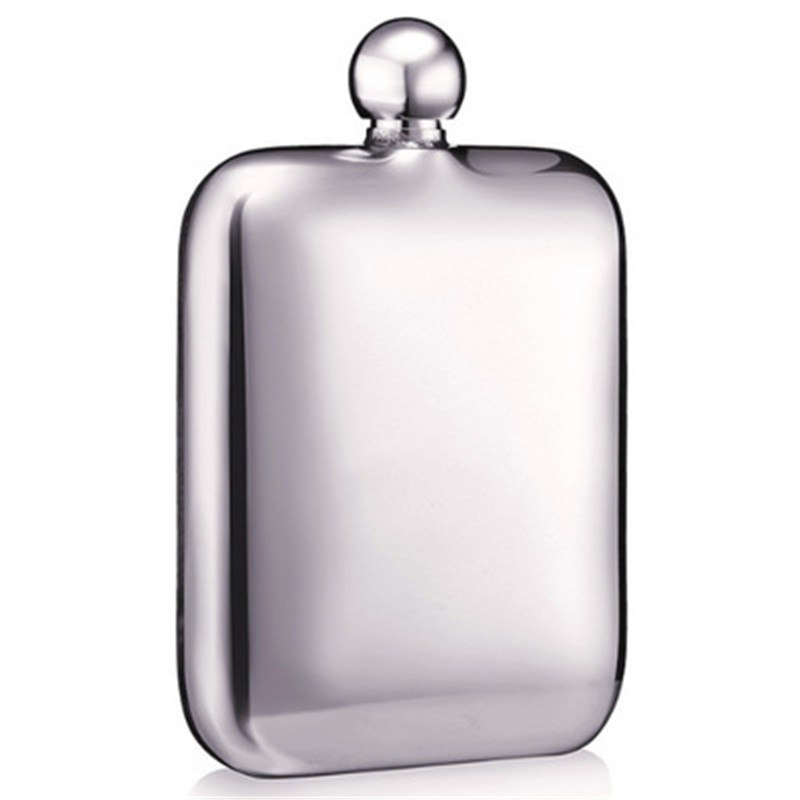 1pc 6 oz Square Wine Pot Camping Flagon Hip Flask Stainless Steel Wine Pot Main image