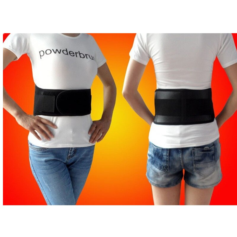 Tcare Adjustable Waist Tourmaline Self heating Magnetic Therapy Back Waist Support Belt Lumbar Brace Massage Band Health Care