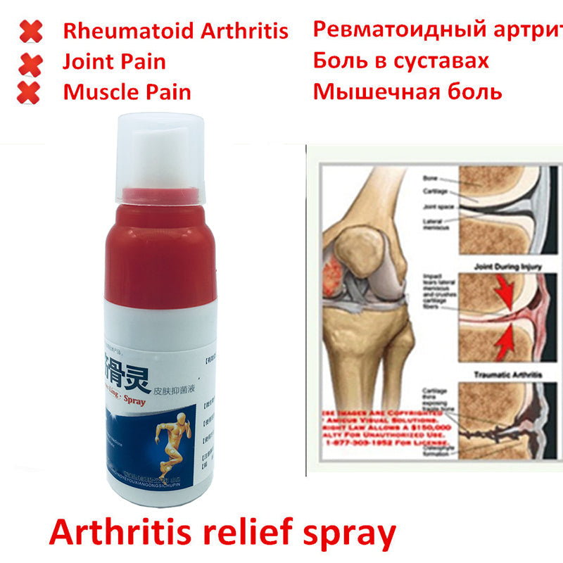 relief pain spray analgesic spray Arthritis spray Penetrates deep into muscles and joints sprains pain killer Secondary image