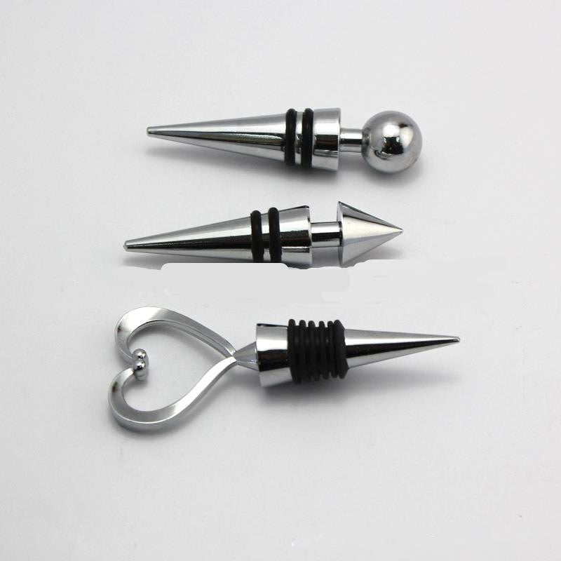 Red Wine Champagne Bottle Stopper Alloy+Plastic Wine Stocked Wedding Gifts Bartending Bar Tools