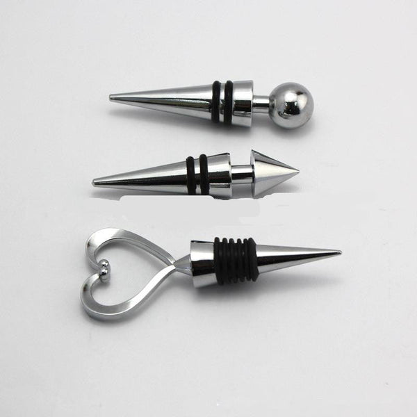 Red Wine Champagne Bottle Stopper Alloy+Plastic Wine Stocked Wedding Gifts Bartending Bar Tools