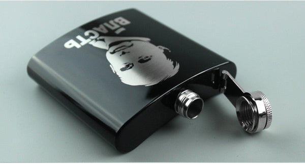 6oz 304 Stainless Steel Hip Flask Liquor Whisky Vodka Alcohol Drinkware Flasks Flagon Outdoor