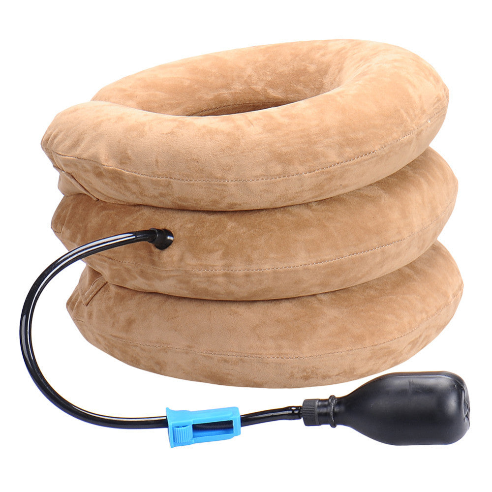 neck massage Inflatable collar to relieve neck muscles, reduce headaches, mild stretching of the cervical spine.