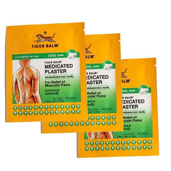 Tiger Balm Herbal Patches Medical Plasters Rheumatism Muscular Spondylosis Back Joint Pain Patch Health Care 2 Patches