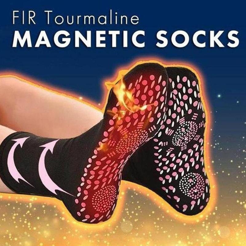 New Self-Heating Health Care Socks Tourmaline Magnetic Therapy Comfortable And Breathable Massager Winter Warm Foot Care Socks