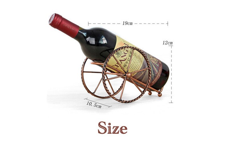 Handmade Plating Wine Racks Home Kitchen Bar Accessories Practical Wine Holder Wine Bottles Decor Display Shelf And Racks