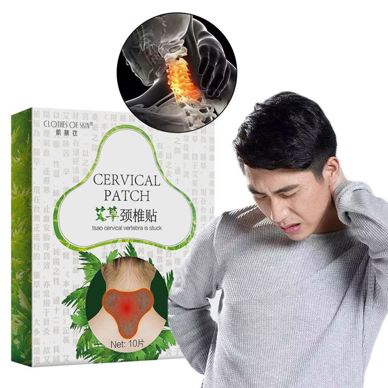 Knee Moxa Moxibustion Plaster Leg Pain Relief Wormwood Sticker Self Heating Warming Meridians Patches Plaster 10pcs/box