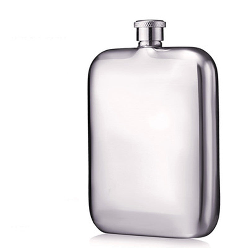1pc 6 oz Square Wine Pot Camping Flagon Hip Flask Stainless Steel Wine Pot Secondary image