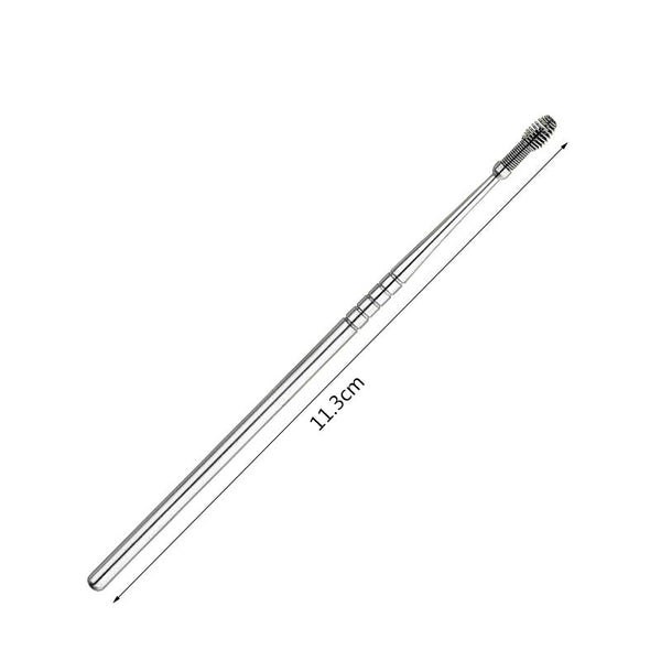 Stainless Steel Portable Spiral Choose Ear Wax Health Stick Cure Cleaner Cleaning Kit Ear Care Removal Tools 5 Pcs / Lot
