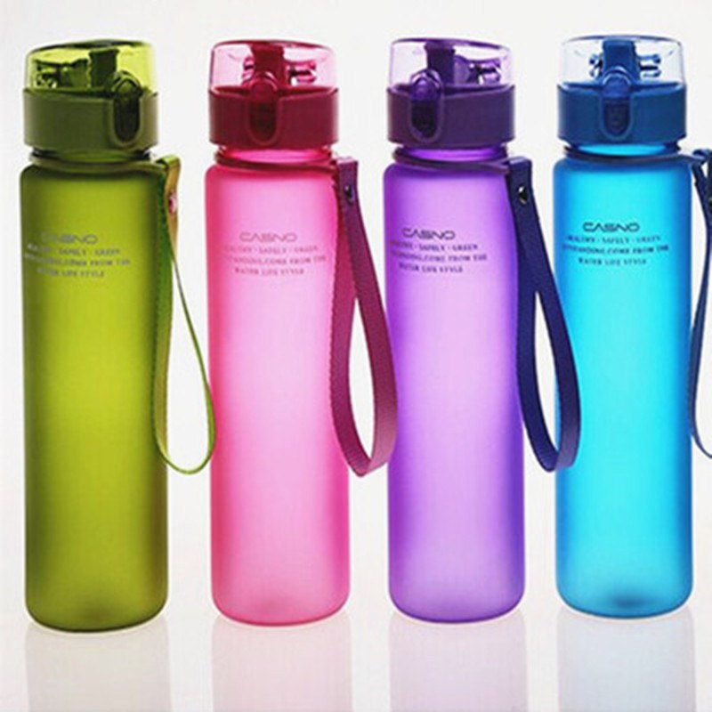 HELLOYOUNG BPA Free Leak Proof Sports Water Bottle High Quality Tour Hiking Portable My Favorite Bottles 400ml 560ml Secondary image