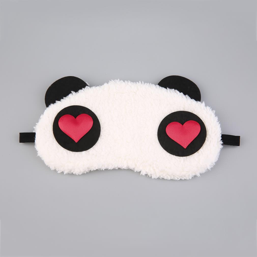 Mask For Sleep Cute Panda Sleeping Face Eye Blindfold Eyeshade Breathable Kids Women Travel Cover Health Care Aid Eyepatch Tool