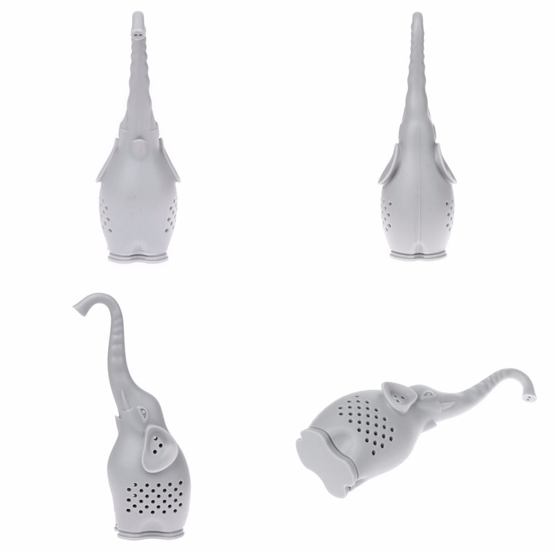 Teapot Cute Elephant Silicone Tea Infuser Filter Teapot for Tea & Coffee Drinkware Kitchen Accessories Drop shipping