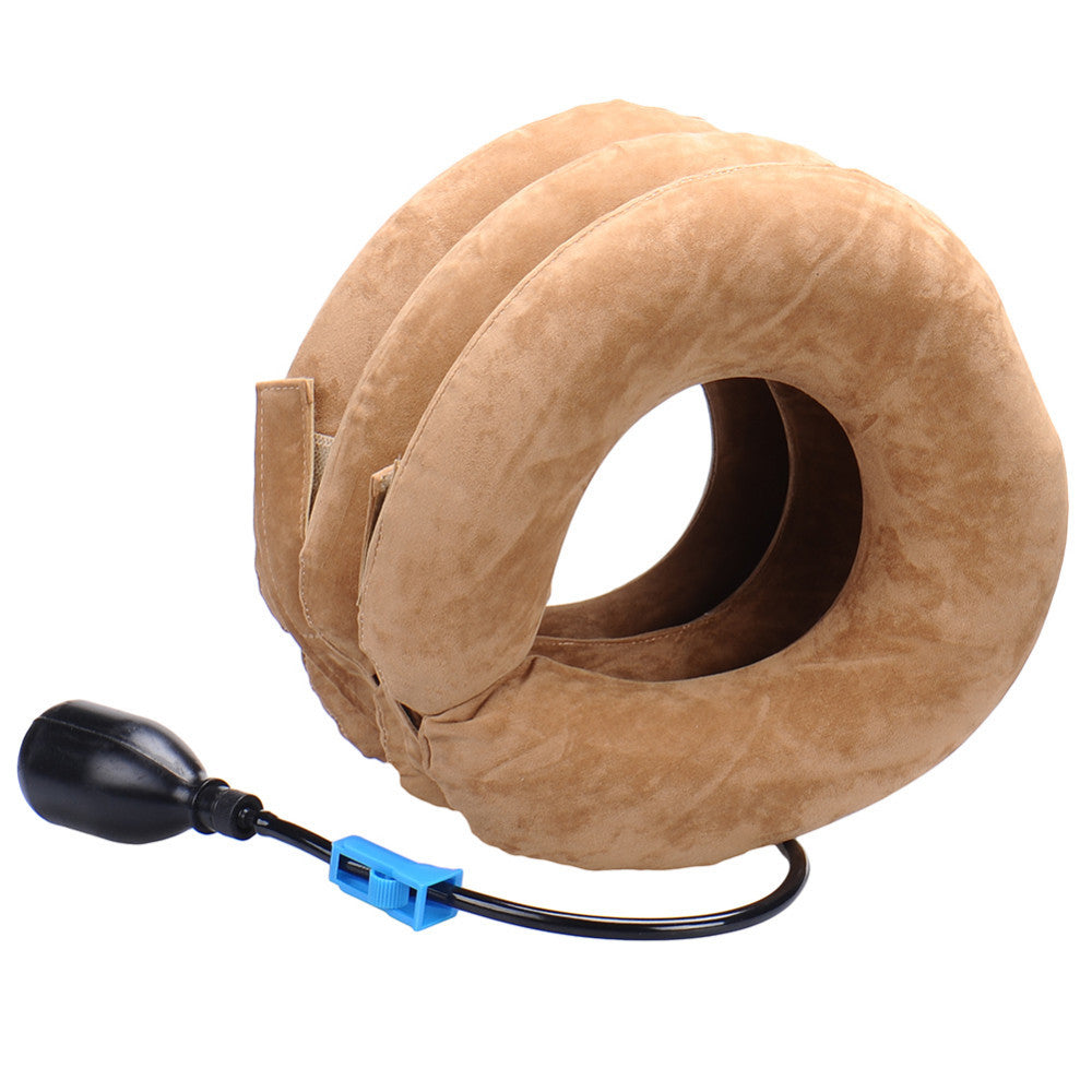 neck massage Inflatable collar to relieve neck muscles, reduce headaches, mild stretching of the cervical spine.