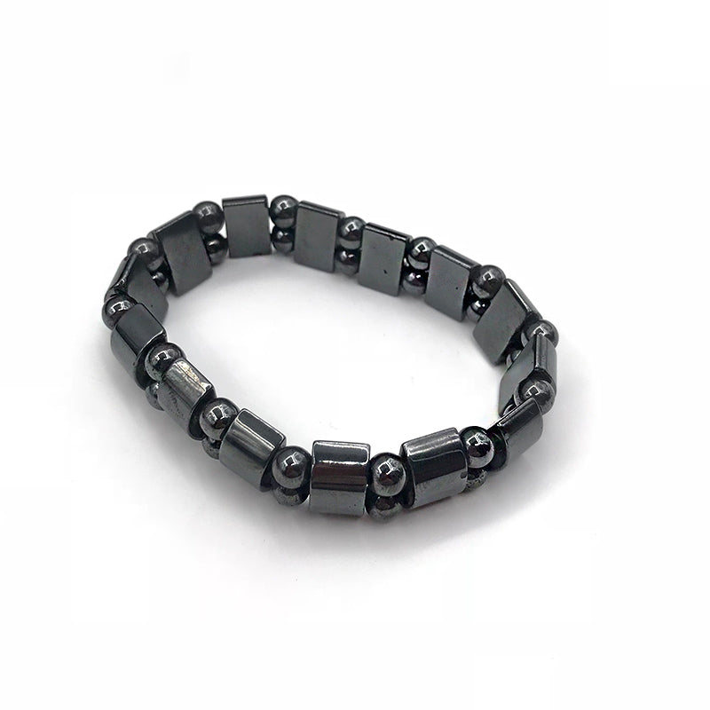 Adjustable Weight Loss Round Black Stone Magnetic Therapy Bracelet Health Care Luxury Slimming Product