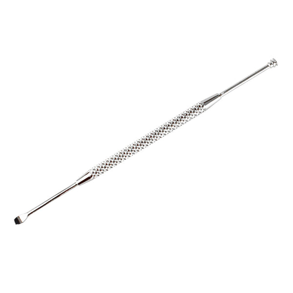 Earpick Double-Ended Stainless Steel Spiral Ear Pick Spoon Ear Wax Removal Cleaning Tool Health Care Tool 1 Pc