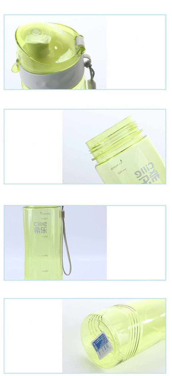 CJ024 new Sports water bottle Portable Plastic Outdoor Camping water bottles sport bottle 620ML