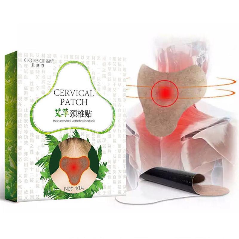 Knee Moxa Moxibustion Plaster Leg Pain Relief Wormwood Sticker Self Heating Warming Meridians Patches Plaster 10pcs/box