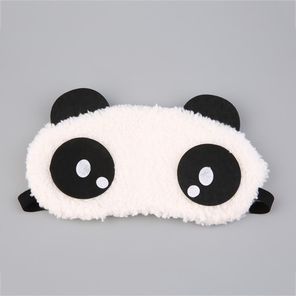 Mask For Sleep Cute Panda Sleeping Face Eye Blindfold Eyeshade Breathable Kids Women Travel Cover Health Care Aid Eyepatch Tool