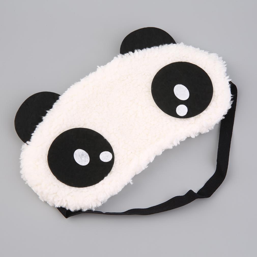 Mask For Sleep Cute Panda Sleeping Face Eye Blindfold Eyeshade Breathable Kids Women Travel Cover Health Care Aid Eyepatch Tool