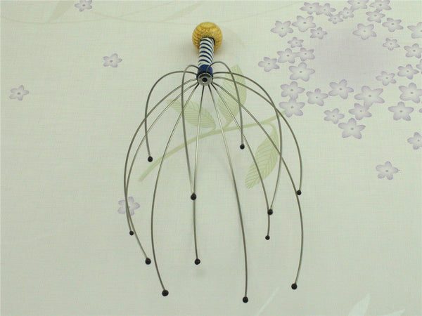 1 PC .anti-stress Scores Of Pains Octopus Head Head Skin Care Neck Relief Stress Relaxing Claw Massage Skin Care Massager C178
