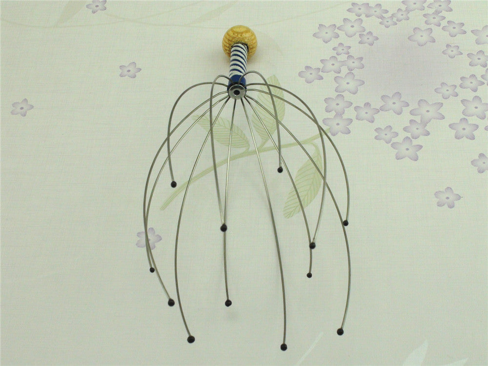 anti-stress Scores Of Pains Octopus Head Head Skin Care Neck Relief Stress Relaxing Claw Massage Skin Care Massager C178 1 PC .
