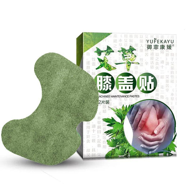 Knee moxa Hot moxibustion plaster Leg Pain Relief Wormwood Sticker Self Heating warming meridians Patches plaster 12pcs/box